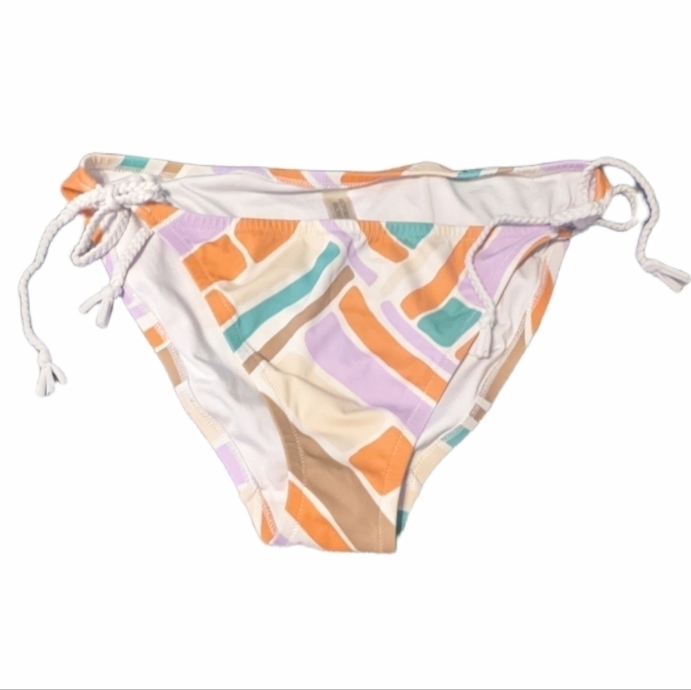 Victoria's Secret High Cut Tie Bikini Bottom Sz L